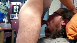 Attempted ASMR Face Fucking & Cum Down Throat, Then on His Face