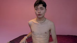 Donovan’s first video. Unboxing huge dildo and trying out. (first part)