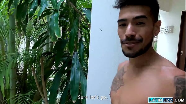 Angel Rodriguez Eman Black and Dan Lopez have fun as a three piece by the pool