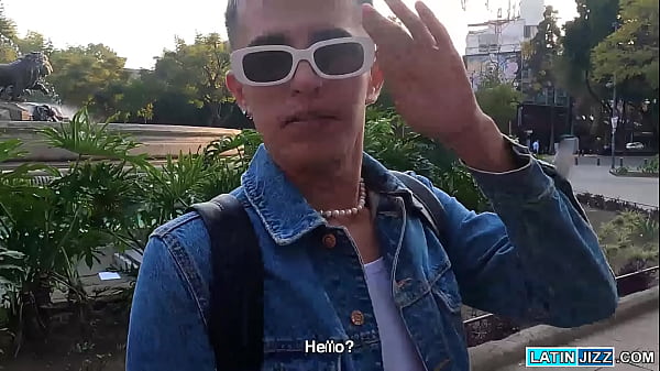 Angel Crush eager to taste his new friend Axxl Marts cock and have his tight asshole pounded