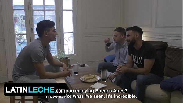Horny Stud Jonas Matt Takes Rodrigo El Santos Huge Latin Cock While His BF Is Watching – Latin Leche