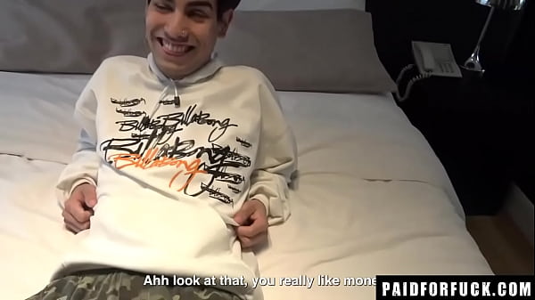 Stranger Latino Will First Suck Cock until He Makes the Rich Guy Cum – Paidforfuck