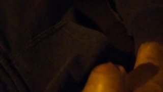 Jerking My Big Uncut Cock Outdoors While People Pass By